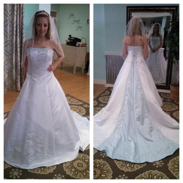 Strapless ballgown