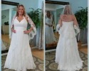 Halter wedding gown