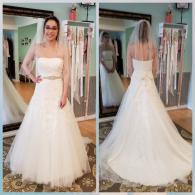 Lace bridal gown