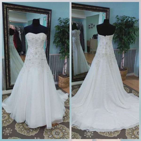 Beaded wedding gown