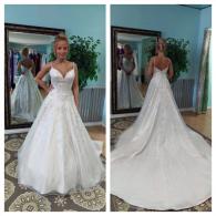 Ball gown with beading