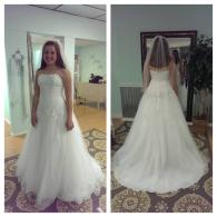 Lace ballgown