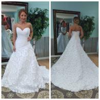 Ballgown with appliques