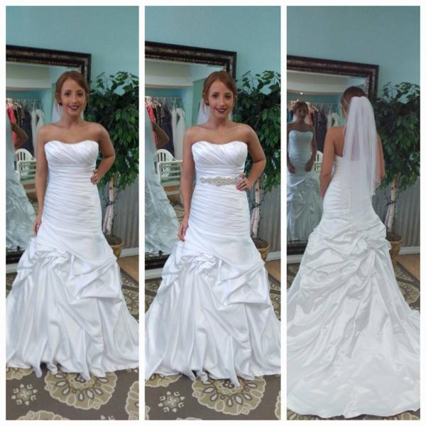 Strapless ball gown